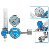 CO2/ARGON Regulator with rotameter