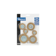 Set of brushes for drills 6pcs 2x37mm 50mm 2x62mm 75mm