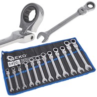 12pcs Flexible Gear wrench 8-19mm