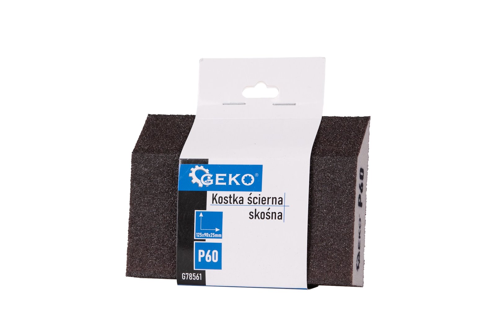 Šikmý brúsny blok 125x90x25mm P60 (250)