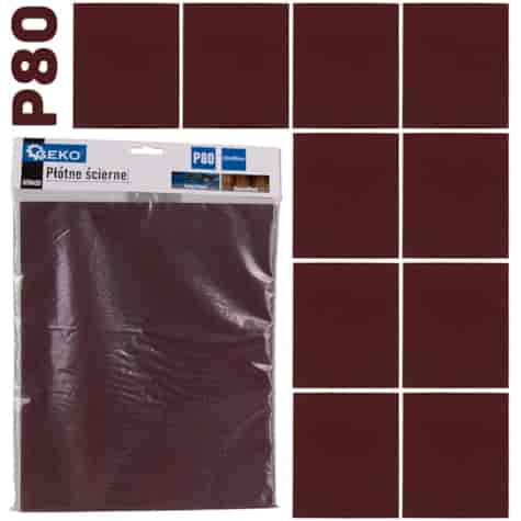 Abrasive cloth – sheet 230x280mm P80