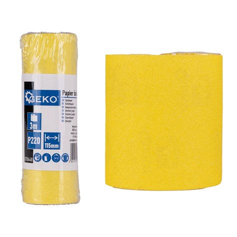 Sandpaper - roll 115mm x 3m P220