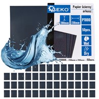 Waterproof sandpaper – sheet 230x280mm P1000