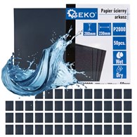 Waterproof sandpaper – sheet 230x280mm P2000