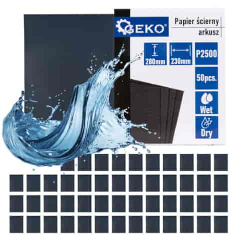 Papier ścierny wodny – arkusz 230x280mm P2500 (50/1000)