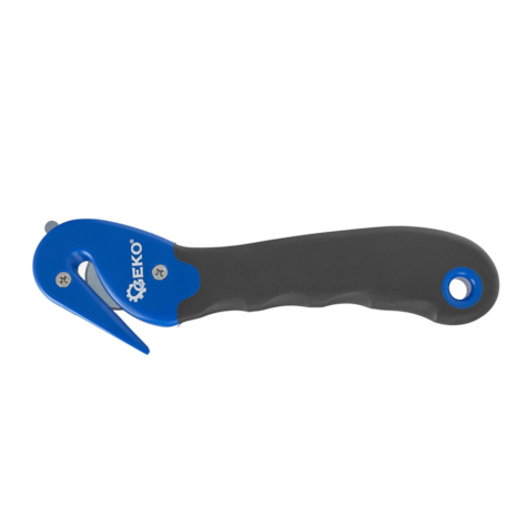 Safety knife for stretch films and tapes