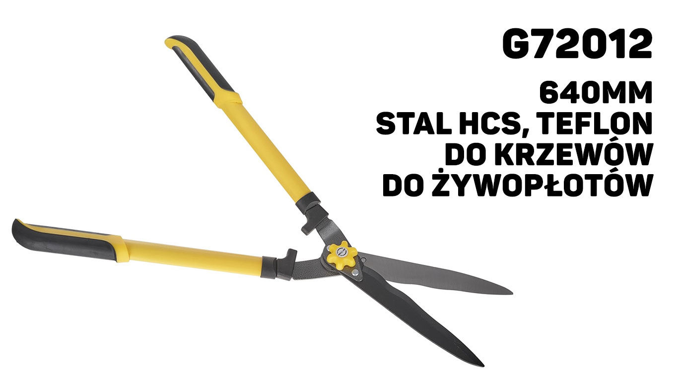 nożyce do żywopłotu 640mm faliste