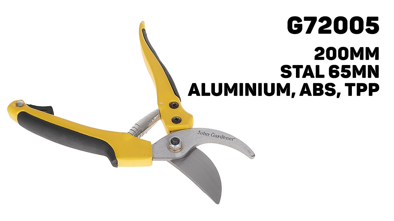 200mm garden pruner with aluminum handle